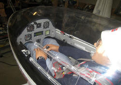 Cockpit der ASG 29, fast wie im Original