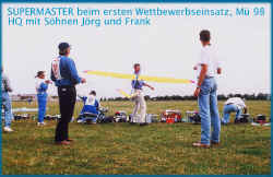 SUPERMASTER, Autor mit Shnen Jrg und Frank beim Oktoberpokal 1998 in M