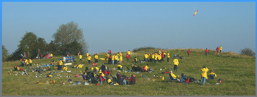 The pilots camp on the lee side of the southern east coast at Kap Arcona